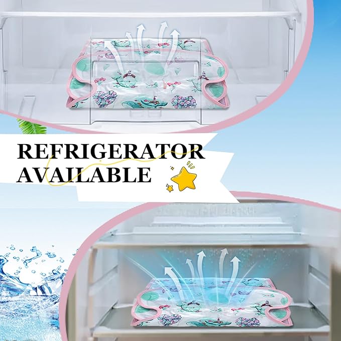 Miracle Baby Gel Car Seat Cooler Pad - Universal Double Sided Cooling Mat for Stroller, Infant Seat & Dining Chair | Summer Ice Cushion | Baby Safety Seat Liner | 1-Pack