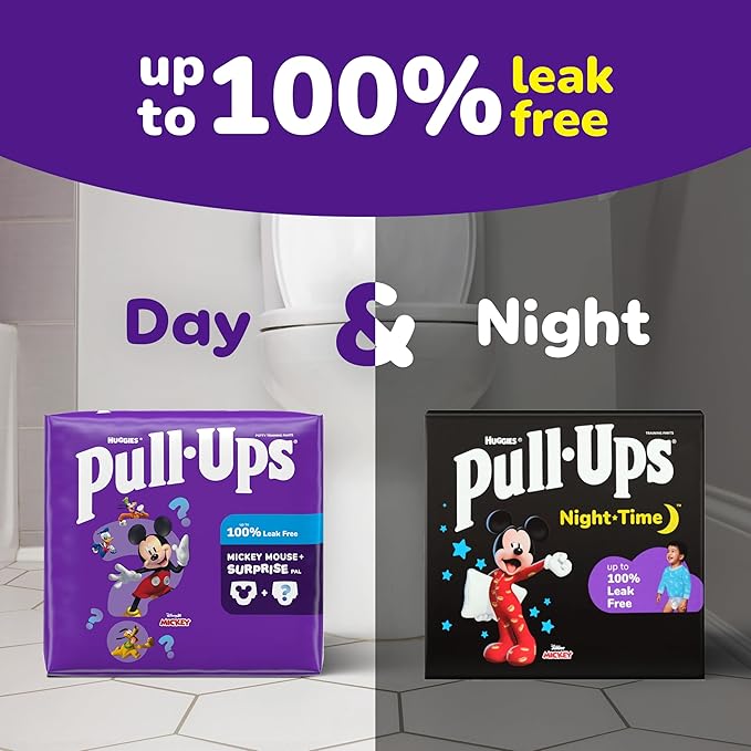 Pull-Ups Boys' Potty Training Pants, Size 2T-3T Training Underwear (16-34 lbs), 23 Count