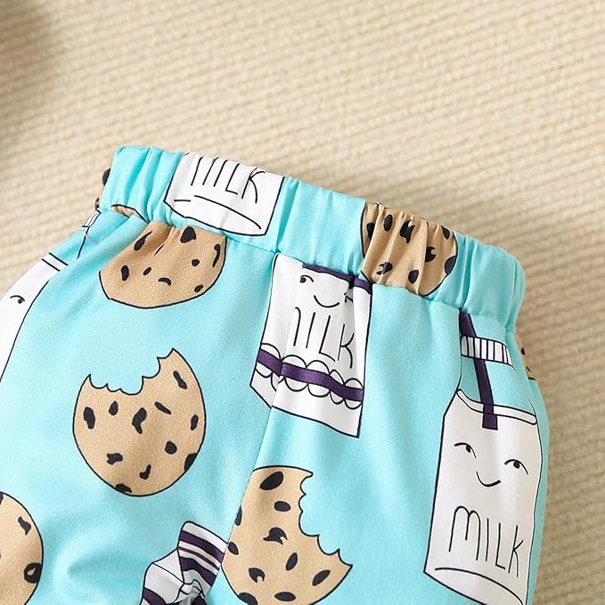 Newborn Infant Baby Clothes Long Sleeve Romper + Pants + Hat 3PCS Outfits Set