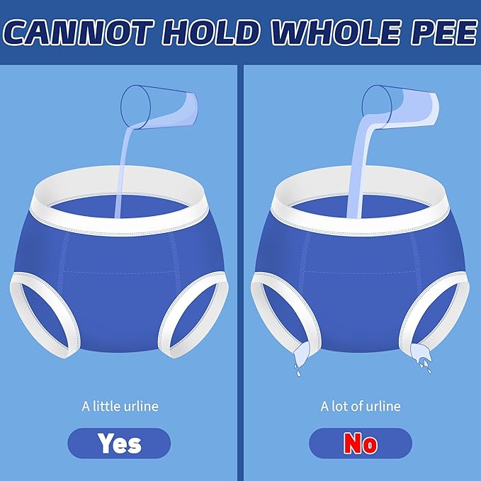 BIG ELEPHANT 10-Pack Baby Potty Training Underwear, Soft 100% Cotton Absorbent Training Pants for Boys & Girls, Ages 12M-10Y