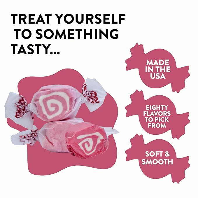 Taffy Town Saltwater Taffy, Cinnamon, 2.5Lb