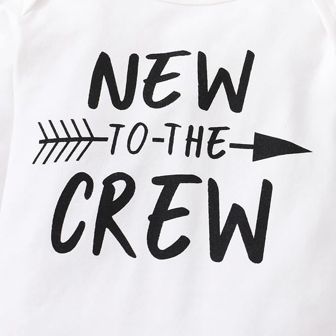 Newborn Infant Baby Clothes Long Sleeve Romper + Pants + Hat 3PCS Outfits Set