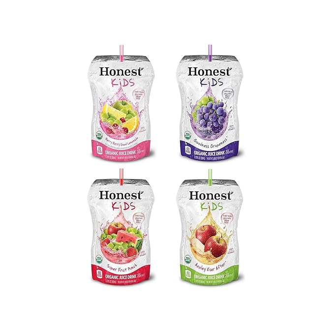Honest Kids Variety Pack Organic Fruit Juice Drink, 675 fl oz, 32 Pack