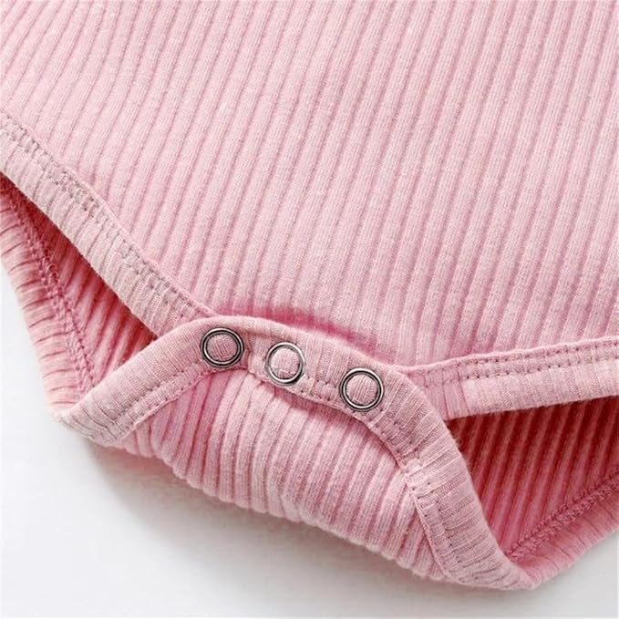 Newborn Baby Girl Clothes Infant Girl Outfits Long Sleeve Ruffle Romper + Floral Pants + Headband Set