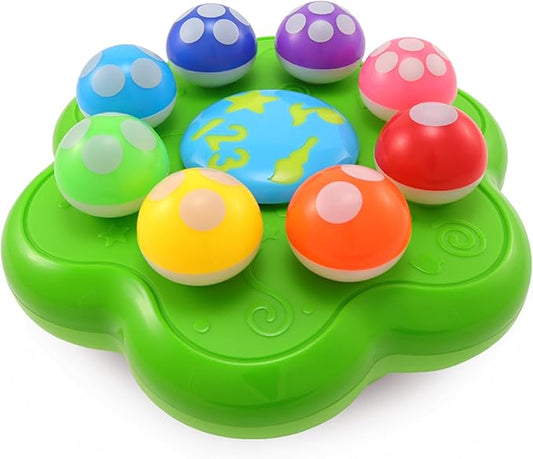 BEST LEARNING Mushroom Garden - Interactive Educational Light-Up Toddler Toys for 1 to 3 Years Old Toddlers - Colors, Numbers, Games & Music for Kids - Ideal Baby Toy Birthday Gift