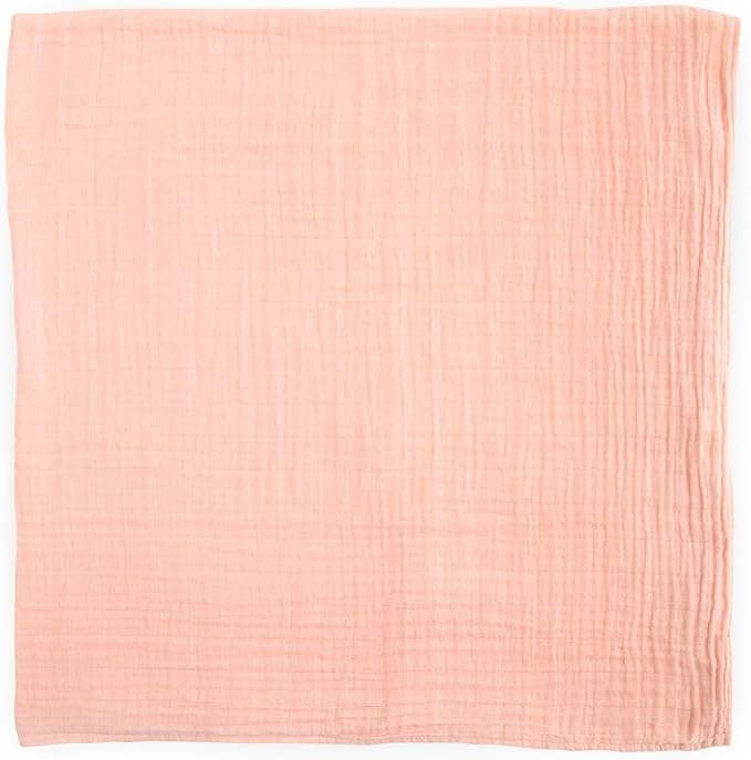Little Unicorn Premium Cotton Swaddle Baby Blanket | Breathable Fabric | for swaddling, Play, Nursing & More (Rose Petal)