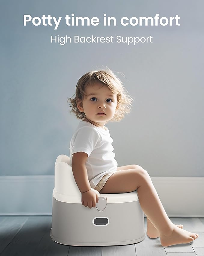3-in-1 Toddler Potty Training Toilet for Boys and Girls with Soft Cushion Multi-use Baby Potty Chair for Toddlers 1-3 Training Potty Seat Toddler Toilet Baby Potty Training Seat with Step Stool