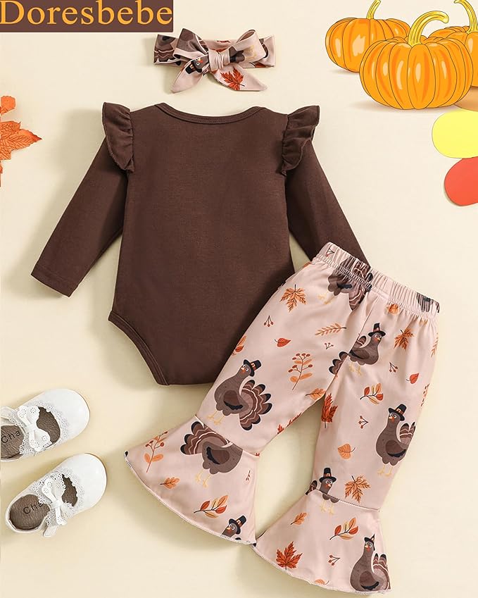 Baby Girl Clothes Newborn Infant Outfits Cute Summer Clothes Spring Romper Set+Hat+Headband