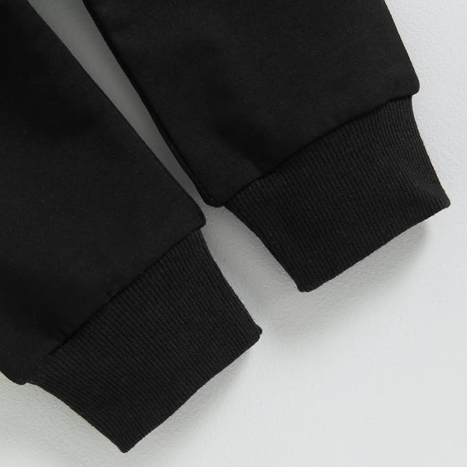 2Pcs Baby Boys Hoodie Tops Pants Set Dinosaur Deer Print Sweatsuit Fall Winter Outfits