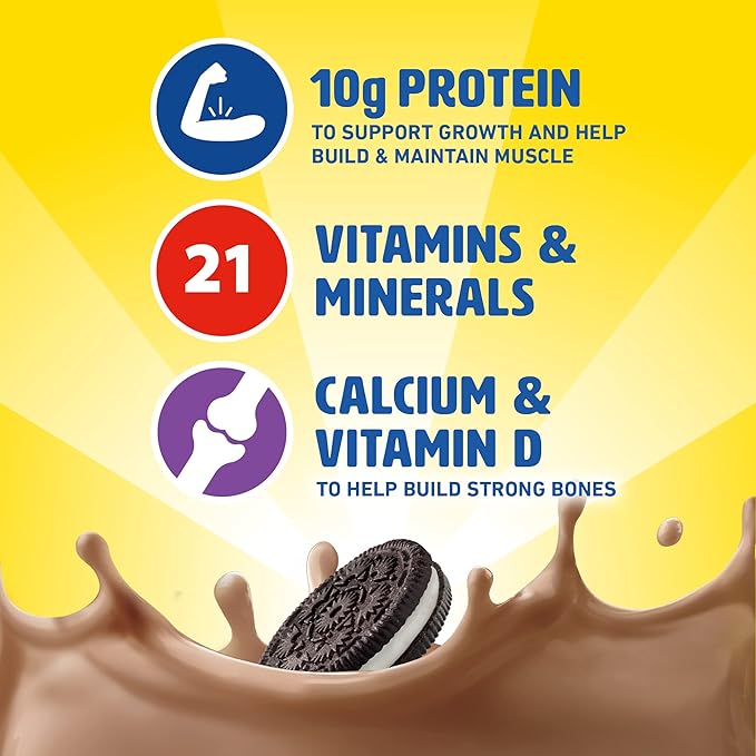 Carnation Breakfast Essentials Complete Nutritional Drink Cookies N Crème Flavor 8 oz Bottle 24 Ct