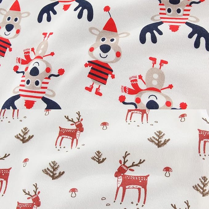 Newborn Baby 2-way Zipper Romper Cotton One-piece Jumsuit 3-pack, 0-24 Months