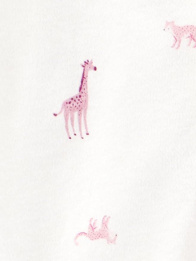 Simple Joys by Carter's Baby Girls' Cotton Footed Sleep and Play, Pack of 2
