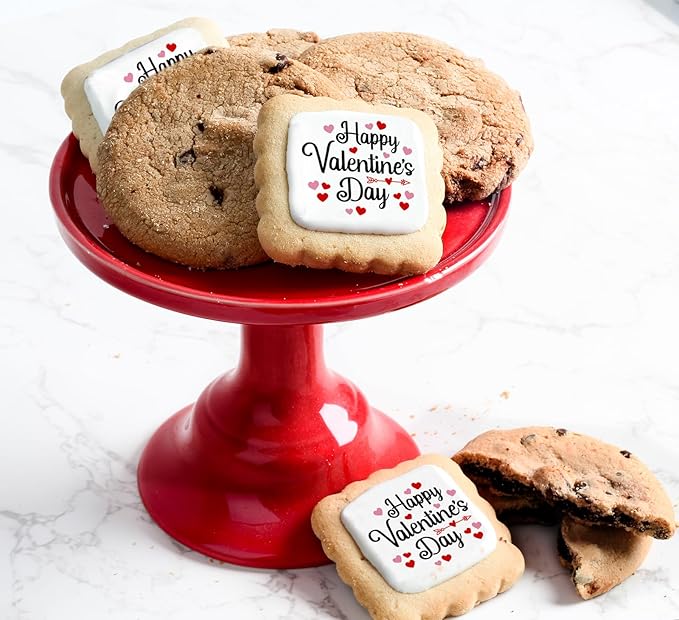 Gift Basket Cookies Chocolate Chip Cookies Fudge Filled For Men Women Kids | INDIVIDUALLY WRAPPED | Large Cookie Treats