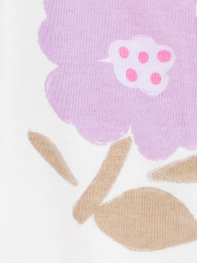 Simple Joys by Carter's Baby Girls' Cotton Footed Sleep and Play, Pack of 2