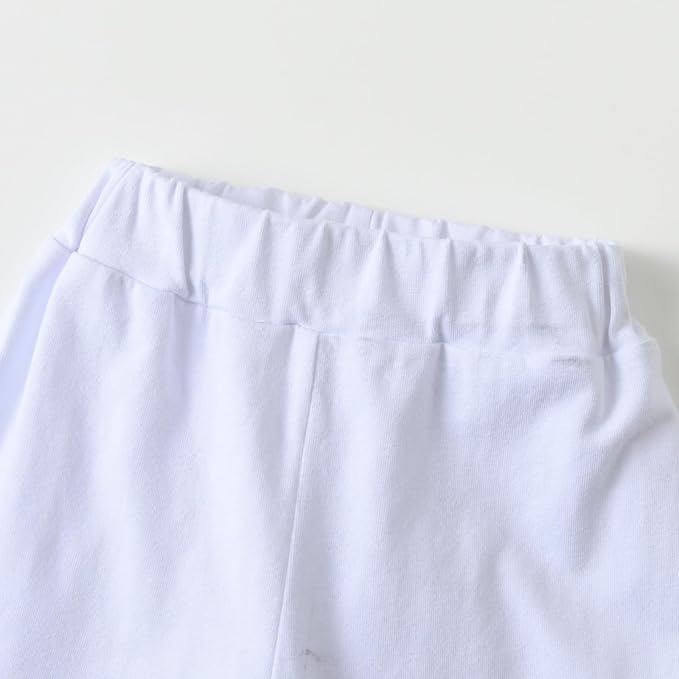 3PCS Baby Girl Clothes Ruffle Floral Shirt Tops Pants Headband Outfit Sets