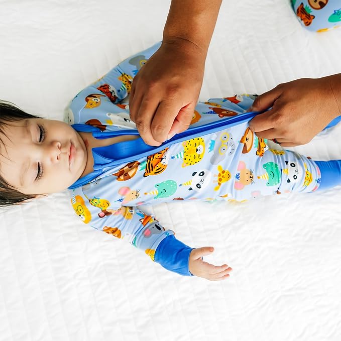 Little Sleepies Pajamas for Baby Boys & Girls, Viscose from Bamboo Baby Pajamas, Preemie & Newborn Sleepers, 2-Way Zipper PJs