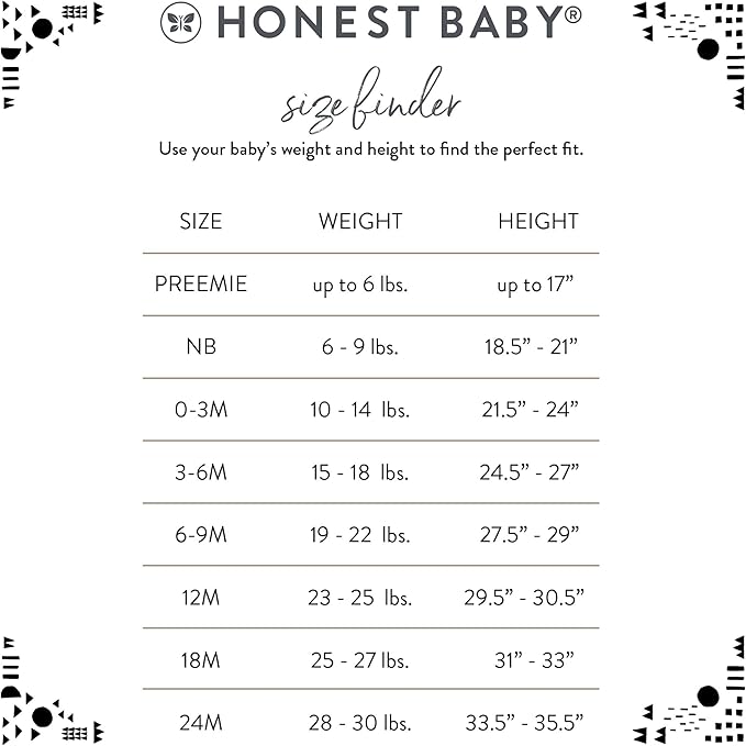 HonestBaby Unisex-Baby Multipack Harem Pants Roomy Fit Pull on Bottoms 100% Organic Cotton for Baby Boys, Girls