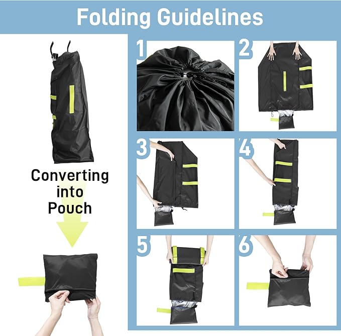 Umbrella Stroller Bag for Airplane, Gate Check Bag for Single Umbrella Strollers with Adjustable Carry Straps, Large Stroller Bag for Airplane Travel, Black