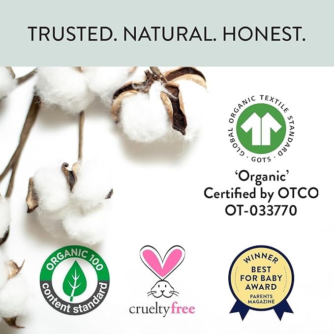 HonestBaby Sleep & Play Footed One-piece Pajama Sleeper 100% Organic Cotton, Baby Boys