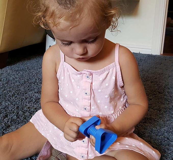 Skoolzy 24-Piece Nuts and Bolts - Montessori Motor Skill Set for 18 Month+ Kids with eBook