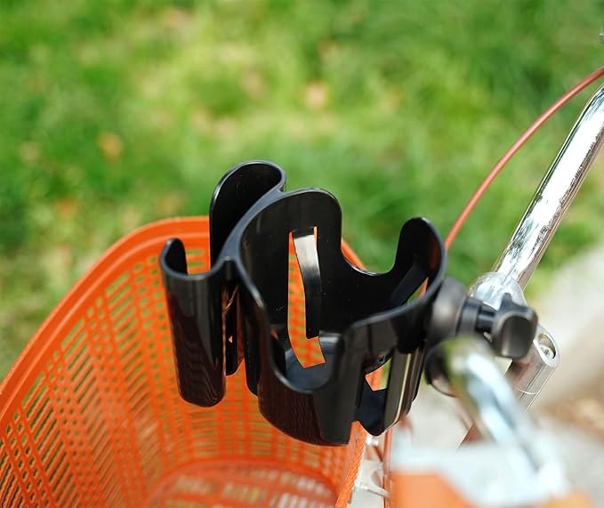 Universal Stroller & Walker Cup Holder Attachment - Fits Most Strollers, Wheelchairs, Bikes & Motorcycles