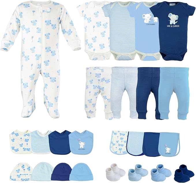 Baby Girl Clothes – 100% Cotton, Soft & Breathable Newborn Essentials and Gifts, Fits 3 to 6 Months