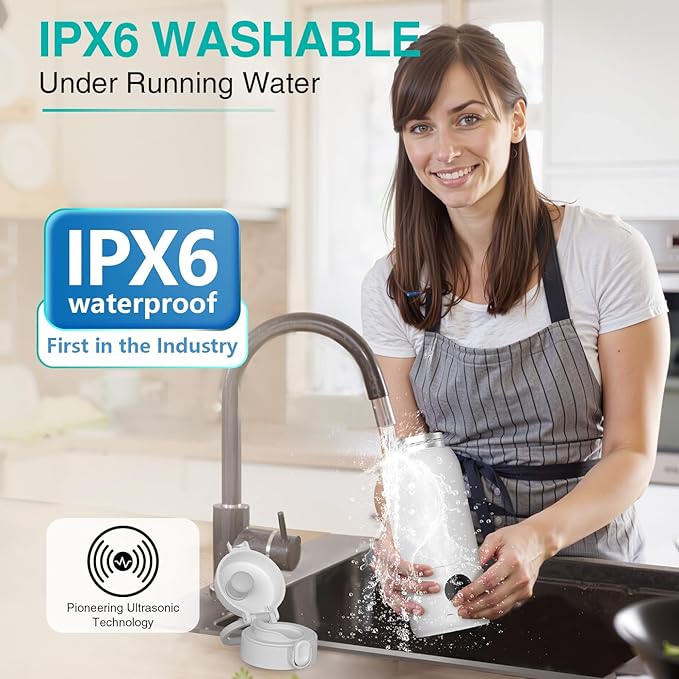 Koalababy Portable Bottle Warmer – Fast Heating Milk Warmer for Travel, Breast Milk & Formula, 17oz Leak-Proof Stainless Steel, IPX6 Waterproof, Rechargeable with Long Battery Life