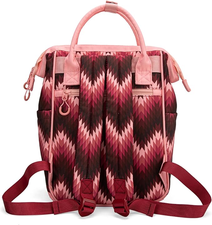 Montana West Wrangler Aztec Callie Diaper Bag Backpack with Stroller Straps Multifunction Baby Travel Bag WG2211-9110DPK