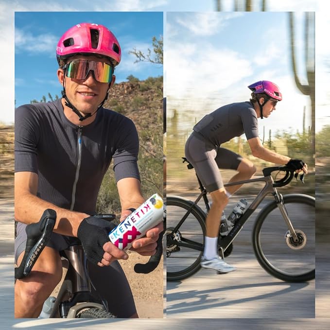 KENETIK Nootropic Ketone Drink, Ketones for Energy & Focus, Caffeine & Sugar Free, High Performance D-BHB Ketone Mix, Fuel w/Zero Crash or Jitters, Ready to Drink - Blackberry Lemonade 6 Pk