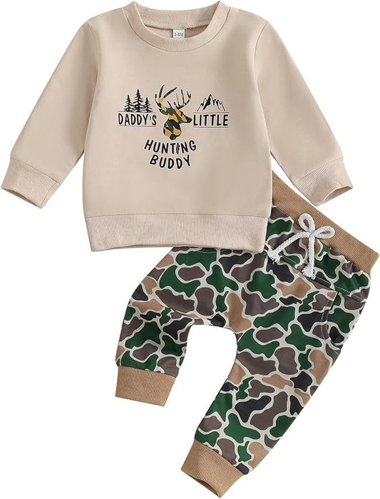 CIYCUIT Toddler Baby Boy Clothes Long Sleeve Sweatshirt Pants Set Fall Winter Outfits