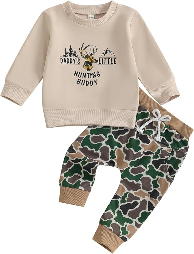 CIYCUIT Toddler Baby Boy Clothes Long Sleeve Sweatshirt Pants Set Fall Winter Outfits