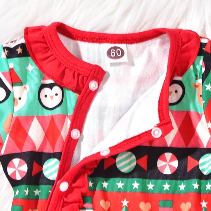 Aalizzwell Baby Girls Romper Outfit Fall Winter Clothes with Accessories