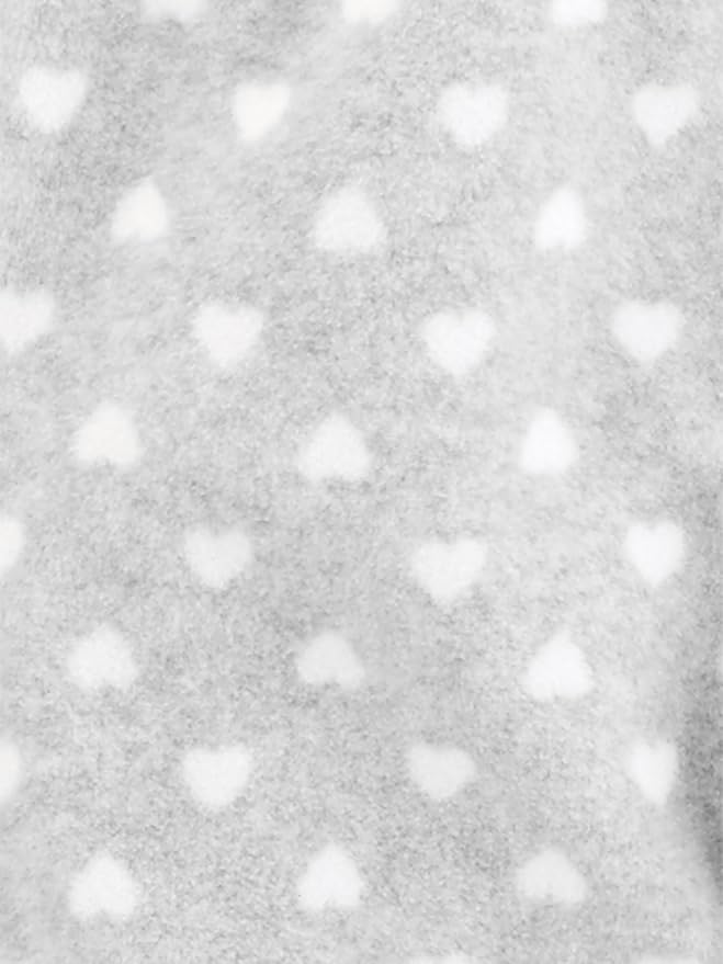 Simple Joys by Carter's Baby Girls' Cotton and Fleece Footed Sleep and Play, Pack of 2