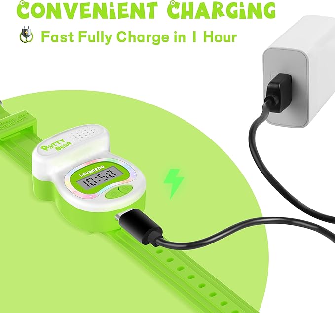 Kids Watch Potty Training Watches for Boys and Girls, Potty Timer Toilet Shape and LED Colorful Lights, Music Reminds Kids It's Time to Go to The Bathroom, Fun Gift for Moms and Toddlers