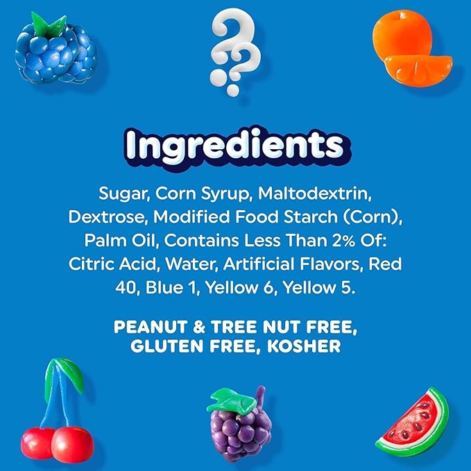 Airheads Mini Bars, Halloween Trick or Treat Candy, Assorted Flavors Variety Pack, Individually Wrapped Bulk Candy for Adults & Kids, Non-Melting, Party, 5 Pound Bag