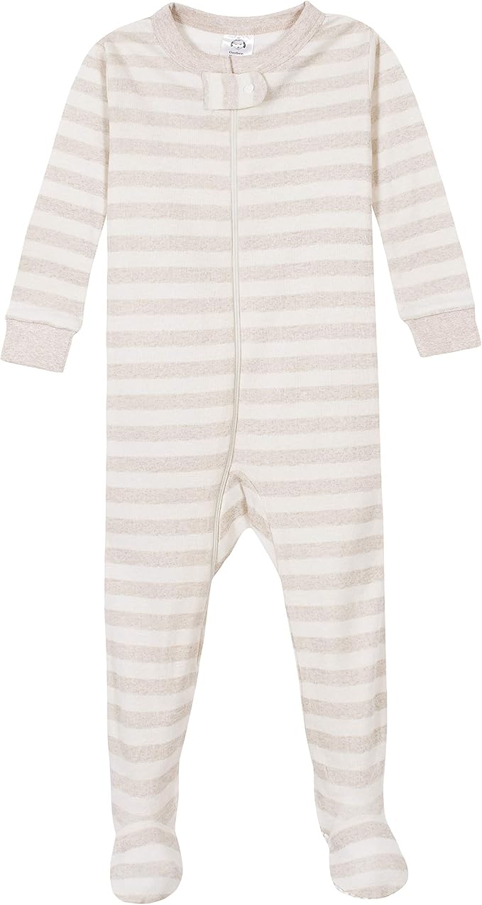 Gerber baby-boys Baby-boys 4-pack Footed Pajamas