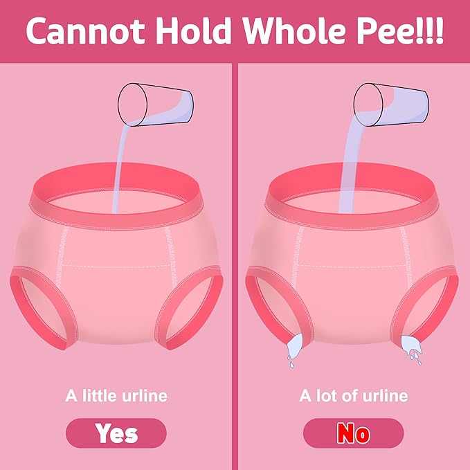 BIG ELEPHANT 10-Pack Baby Potty Training Underwear, Soft 100% Cotton Absorbent Training Pants for Boys & Girls, Ages 12M-10Y