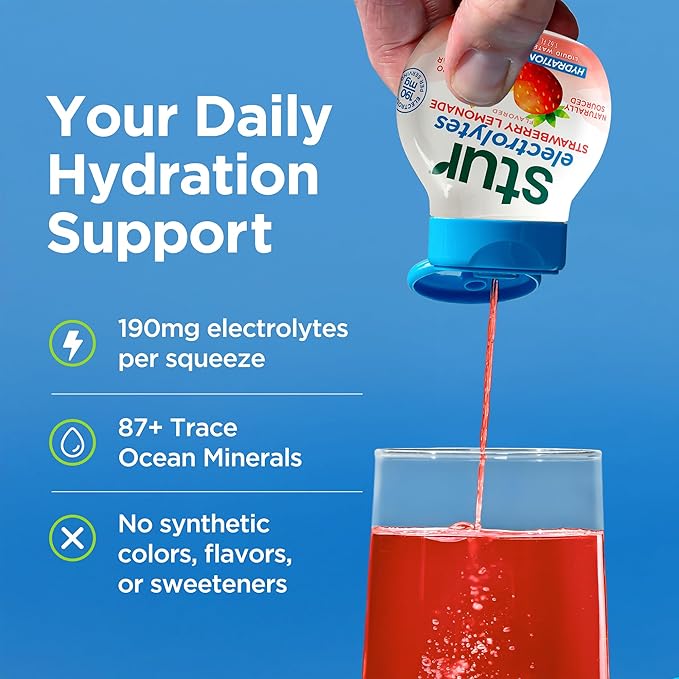 Stur Liquid Water Enhancer | Electrolyte Variety Pack | Naturally Sweetened | High in Vitamin C & Antioxidants | Sugar Free | Zero Calories | Keto | Vegan | 5 Bottles, Makes 90 Drinks