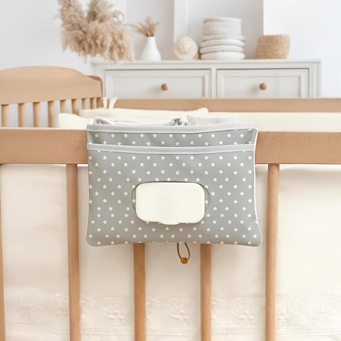 HAMUR Baby Diaper Bag Organizer – Travel-Friendly, Compact & Foldable | Stroller Pouch for Newborn Essentials – Must-Have for Boys & Girls (Anchor)