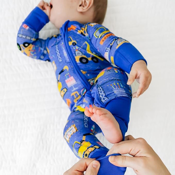 Little Sleepies Pajamas for Baby Boys & Girls, Viscose from Bamboo Baby Pajamas, Preemie & Newborn Sleepers, 2-Way Zipper PJs