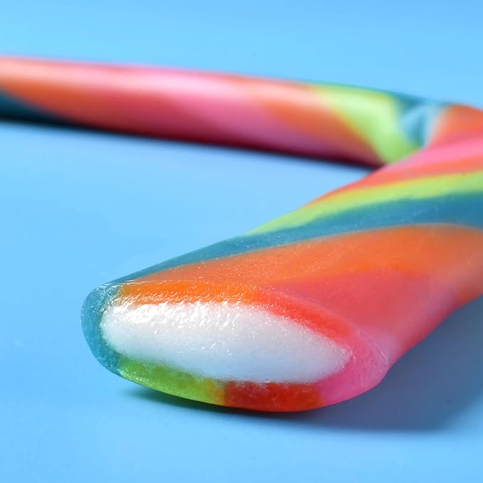 SweeTARTS Mega Filled Ropes Candy, Twisted Rainbow Punch, Sweet and Tart, 1.32 oz (Pack of 24)