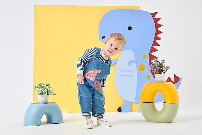 Cute Baby Boy Clothes Suit Toddler Boys' Striped long Sleeve T-Shirt+Denim Overalls Jumpsuit Pants Outfits Sets