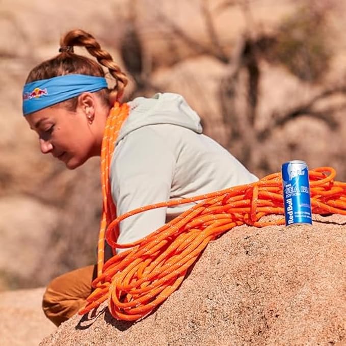 Red Bull Sea Blue Edition Energy Drink, Juneberry, with 80mg Caffeine plus Taurine & B Vitamins, 8.4 Fl Oz, Pack of 24 Cans