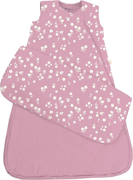 GUNAMUNA günamüna Unisex Baby, Toddler Wearable Blanket, Sleeping Bag Bamboo Rayon, Sleep Sack with Diaper Zipper, 1.0 TOG