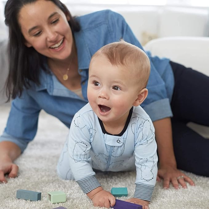 Gerber Baby Boys' 2-Pack Footed Pajamas
