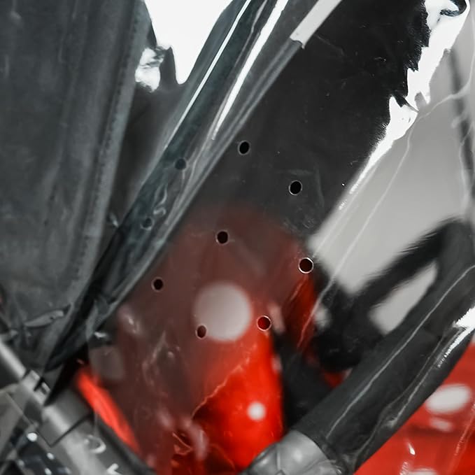 Double Stroller Rain Cover - Universal Fit Weather Shield for Side by Side Baby Stroller, Waterproof Windproof Jogger Stroller Cover for Rain, Snow & Dust Protection – Baby Outdoor Travel Essential