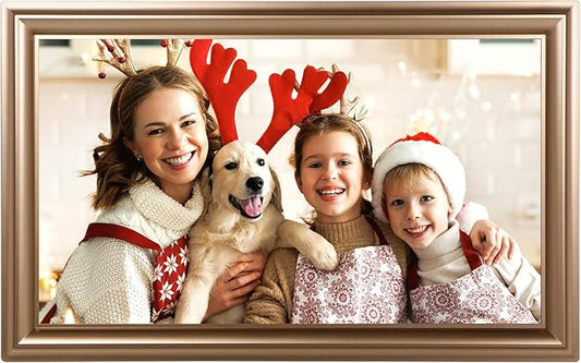 16 Inch Large Digital Picture Frame, Canupdog WiFi Digital Photo Frame with 1080P IPS Touchscreen, 32GB Storage, Auto-Rotate, Wall Mountable, Easy Setup, Slideshow Photos and Videos