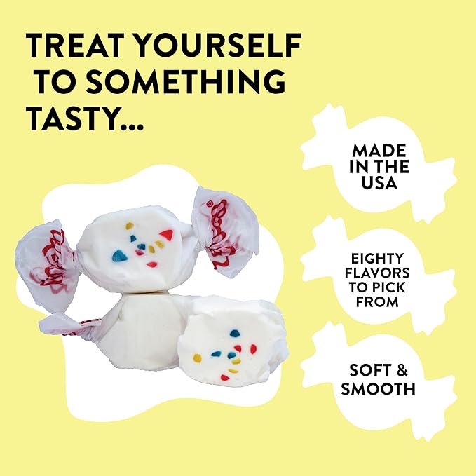 Taffy Town Saltwater Taffy, Frosted Cupcake, 2.5Lb