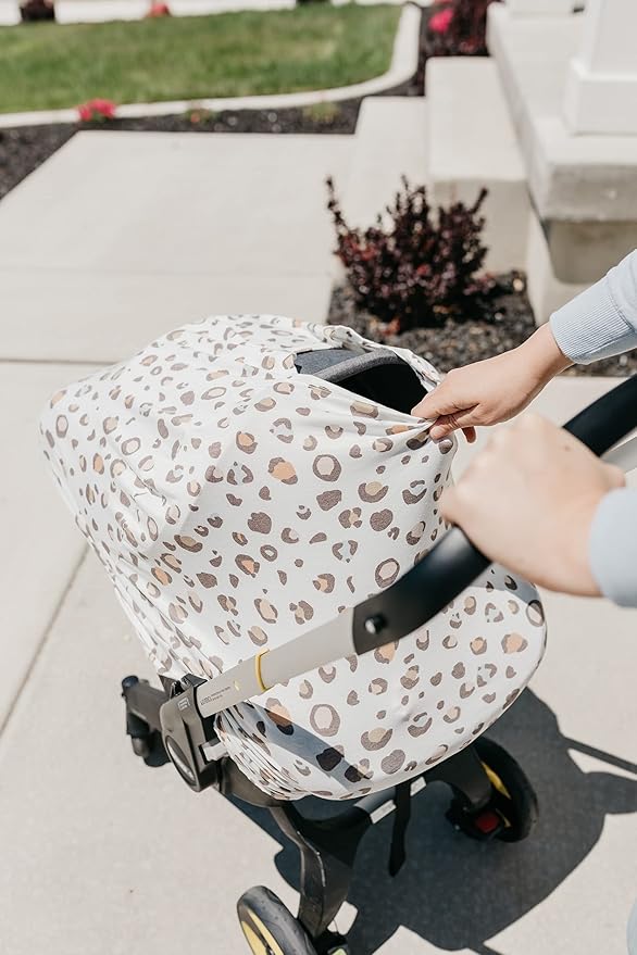 Millie Multi-Use Cover: Car Seat, Nursing, Stroller Cover - Stretchy Fabric, All-Season, Stylish Designs, Easy Access