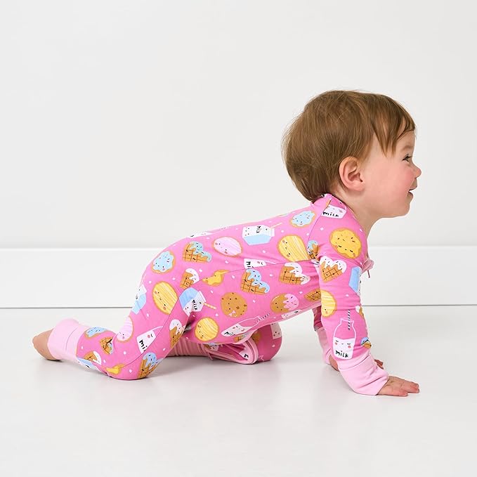 Little Sleepies Pajamas for Baby Boys & Girls, Viscose from Bamboo Baby Pajamas, Preemie & Newborn Sleepers, 2-Way Zipper PJs